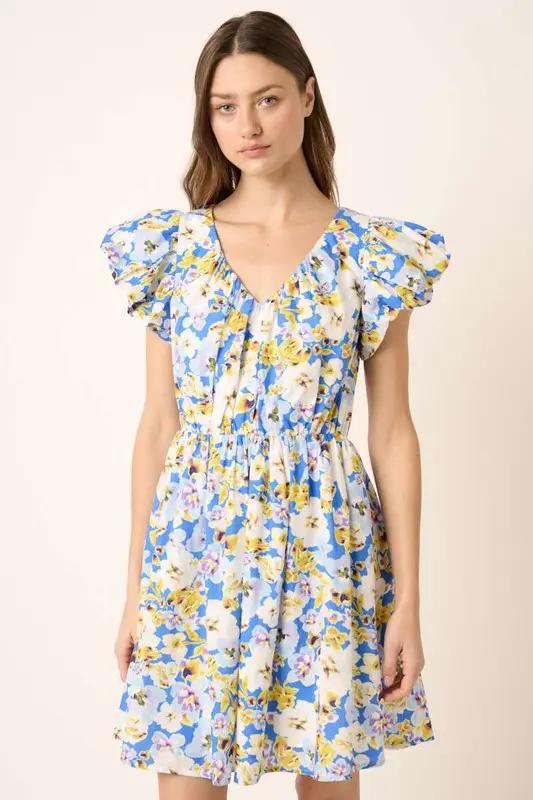 Mittoshop Feather Ruffle Hem Mini Cami Dress