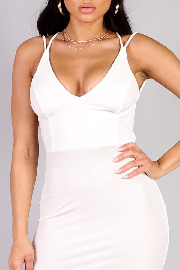 Showstopper, Sexy Crossover Strap Dress - AMIClubwear