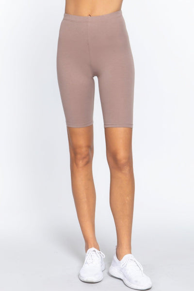 Cotton Jersey Short Leggings - AMIClubwear