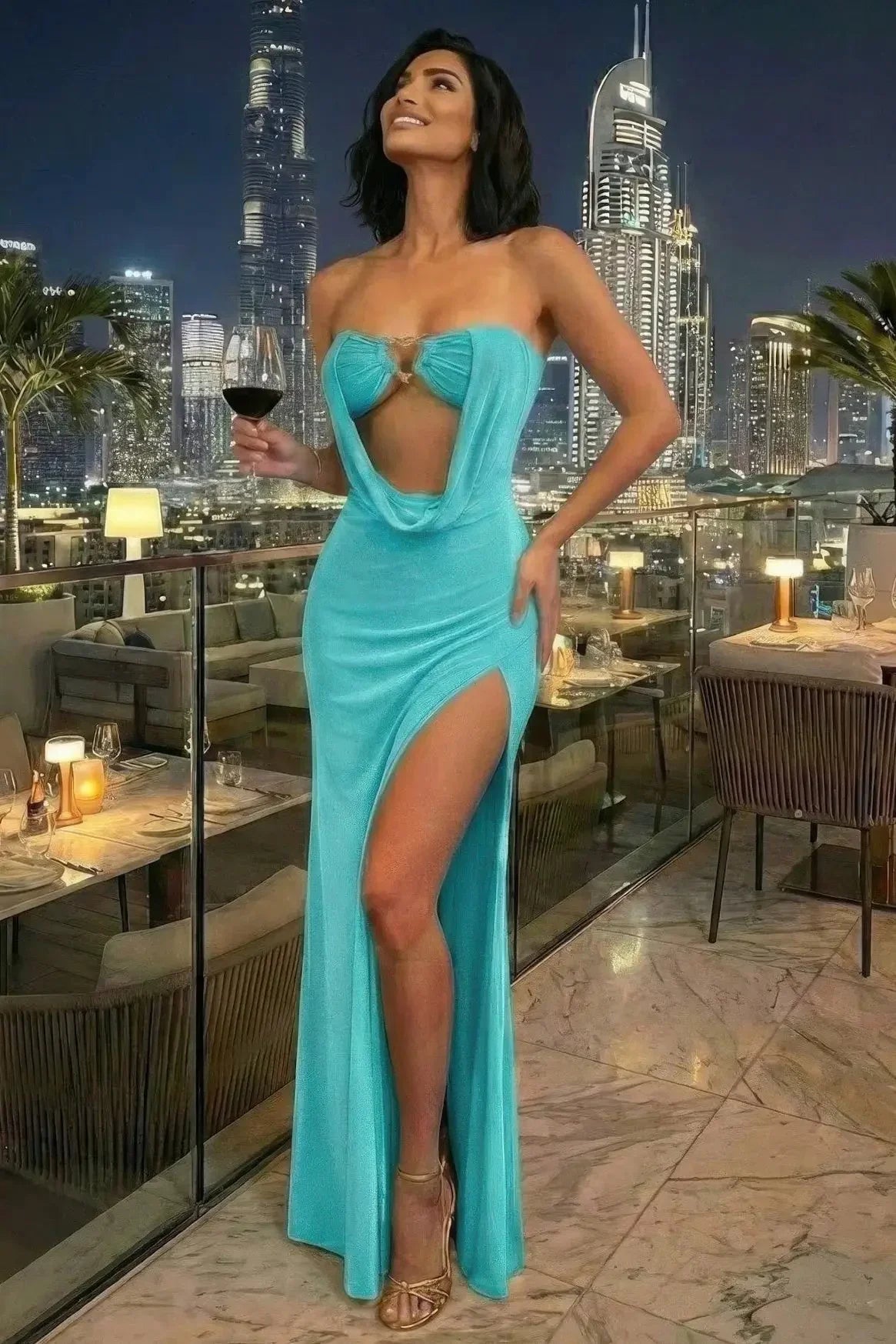 Dress,floor-length Evening Gown Maxi Dress