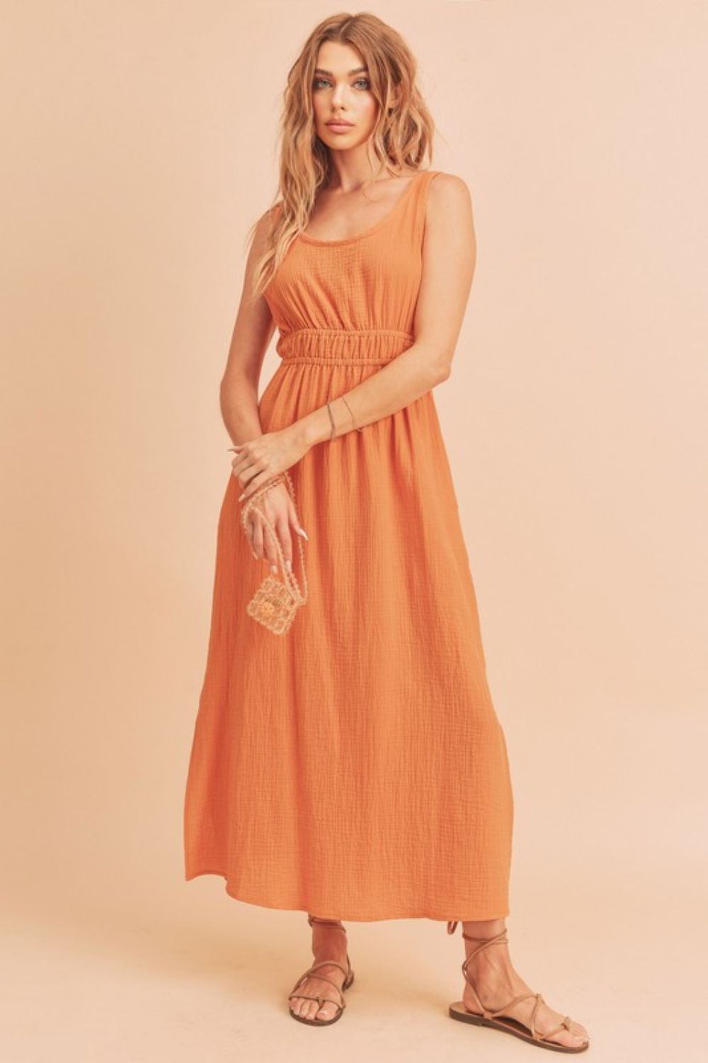 Aemi + Co Side Slit V-Neck Short Sleeve Blouse