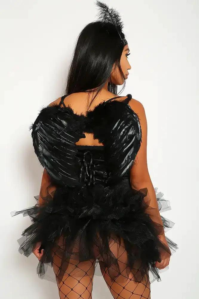 Angel Wings Green Feathered 50 By 50cm Adult Costume Accessory main image 0