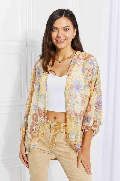 Culture Code Full Size Lasting Love Paisley Kimono - AMIClubwear