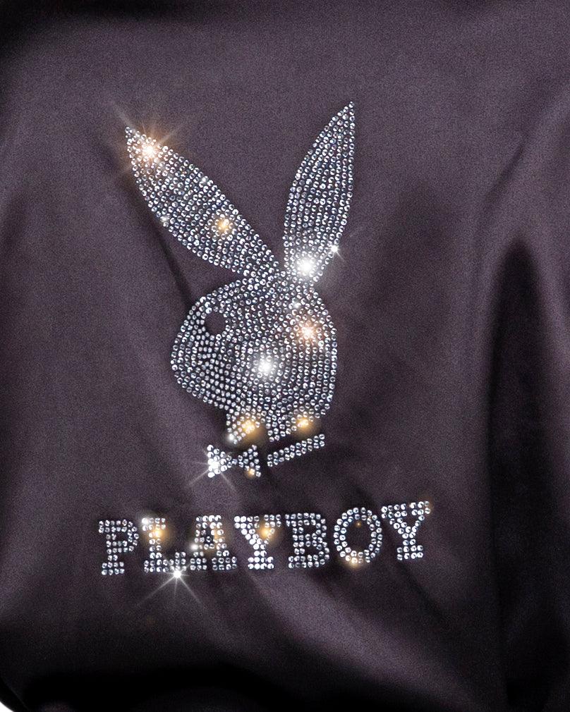 PBLI101 - Playboy Sparkling Bunny Robe - AMIClubwear