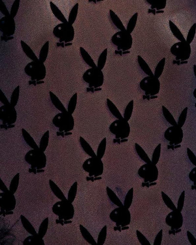 PBLI105 - Playboy Bunny Noir Chemise - AMIClubwear
