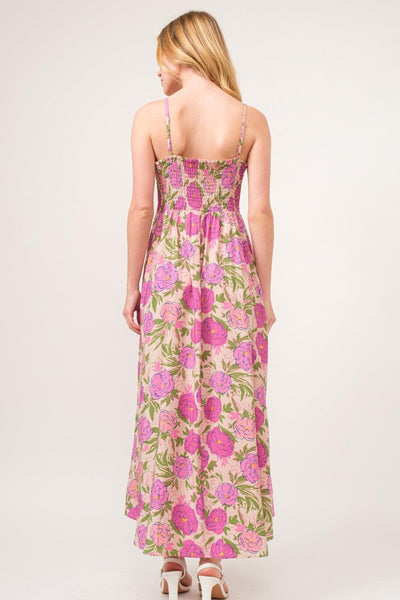 And The Why Floral High-Low Hem Cami Dress - AMIClubwear