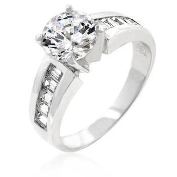 Antoinette Engagement Silver Ring - AMIClubwear
