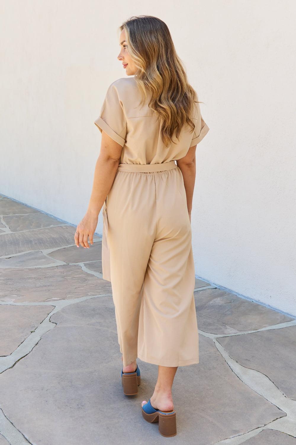 Petal Dew All In One Full Size Solid Jumpsuit - AMIClubwear