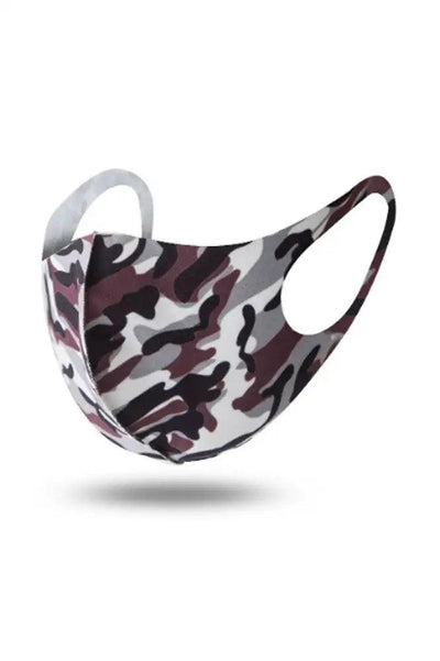 Camouflage Print Washable 1 Piece Face Mask - AMIClubwear