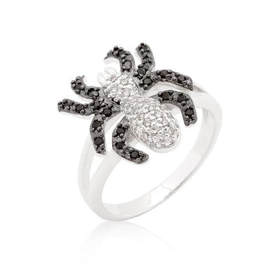 Cubic Zirconia Spider Fashion Ring - AMIClubwear
