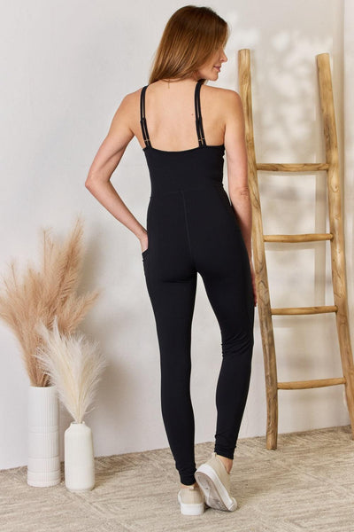 Mono B Active Jumpsuit with Pockets - AMIClubwear