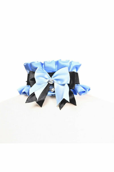 Kitten Collection Blue/Black Choker - AMIClubwear
