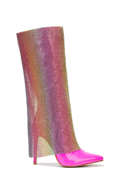 METIZER - PINK Thigh High Boots - AMIClubwear