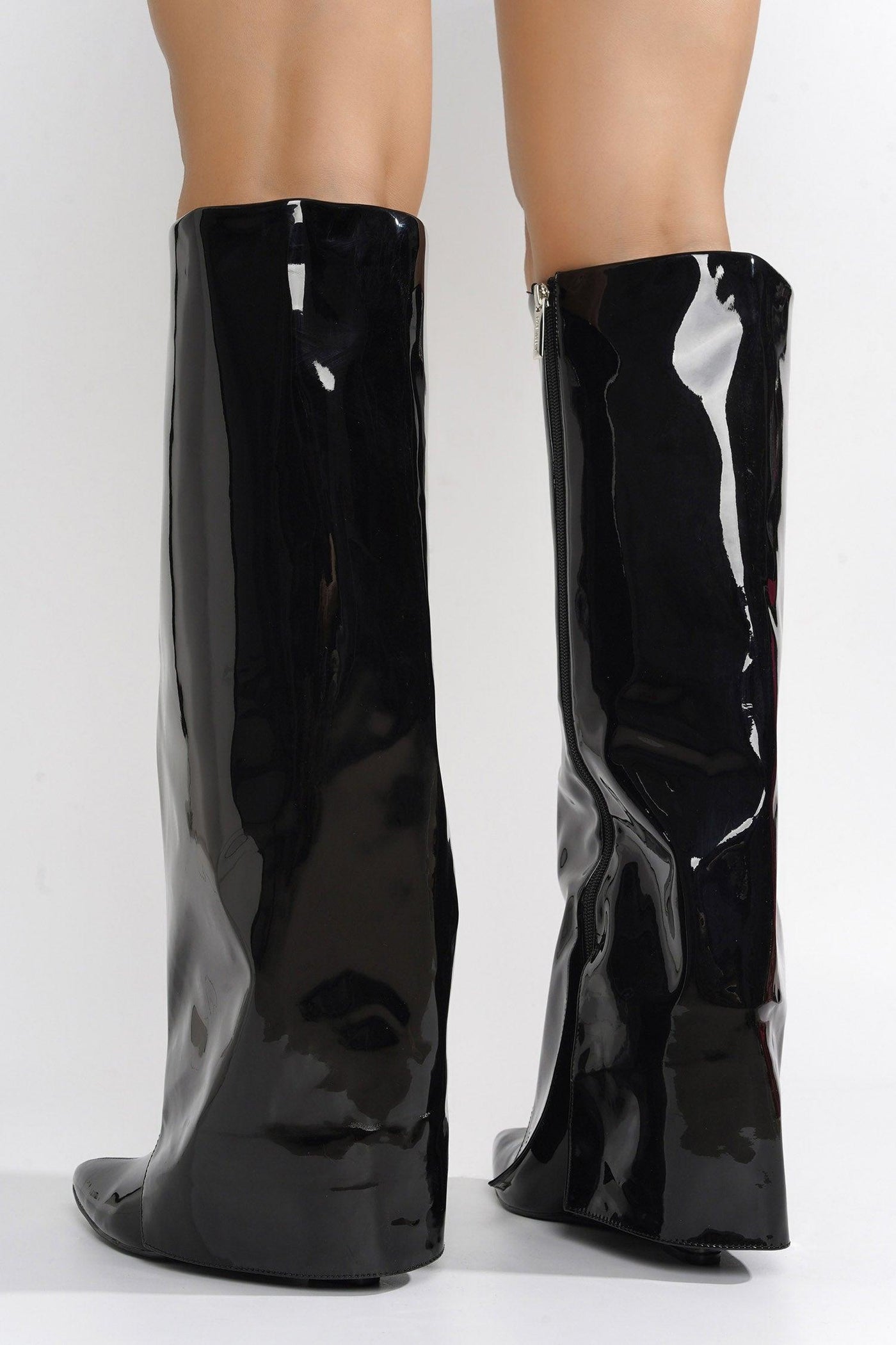 RESARA - BLACK Thigh High Boots