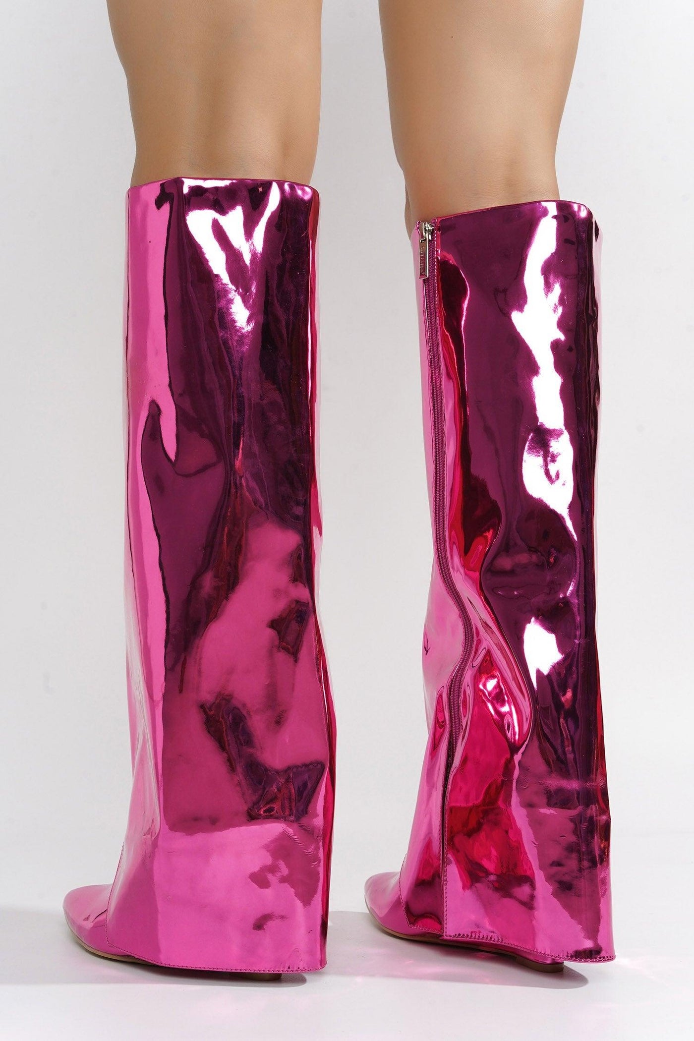 RESARA - PINK Thigh High Boots - AMIClubwear