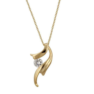Solitaire Winged Pendant - AMIClubwear