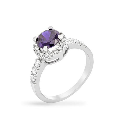 Tanzanite Purple Crown Ring - AMIClubwear