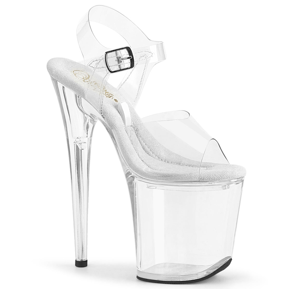 TREASURE 808FLA Sexy Clear Bottom Platform High Heels