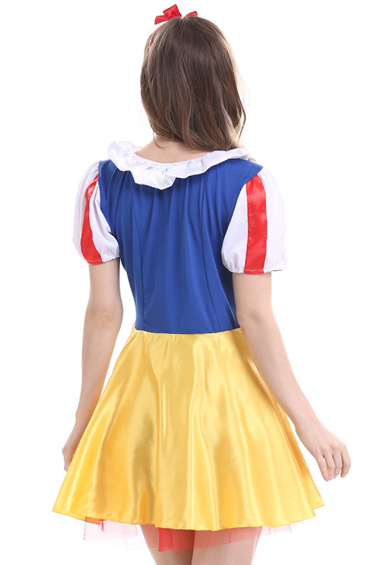 Yellow Blue Red Sexy Snow White Puff Tulle Costume