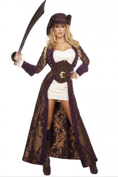 4574 6pc Decadent Pirate Diva - Roma Costume New Arrivals,New Products,Costumes - 1