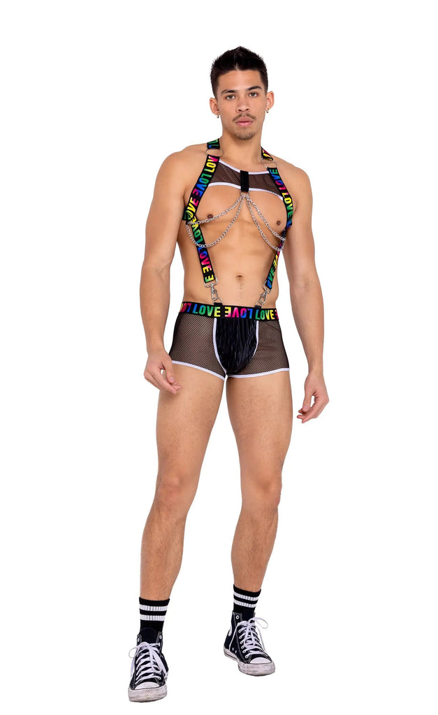 6156 - Men’s Pride Harness with Suspenders