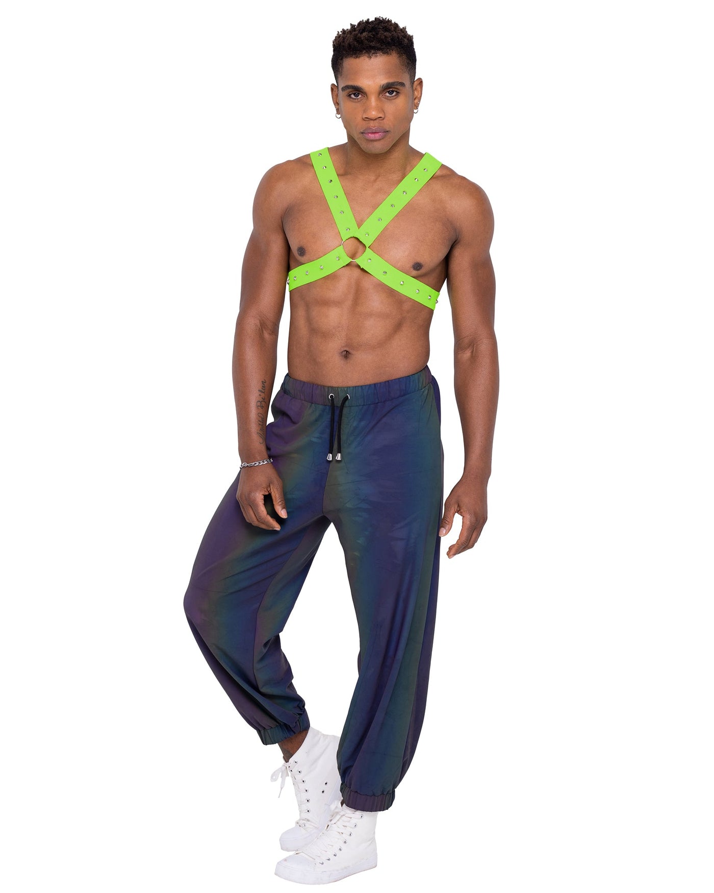 6326 - Men’s Neon Green Glow In the Dark Harness