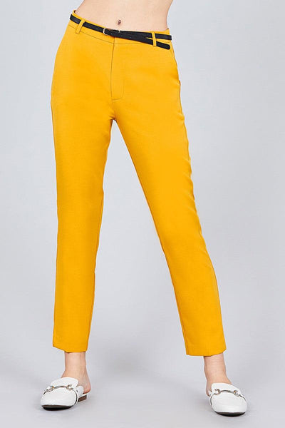 Classic Woven Pants W/belt - AMIClubwear