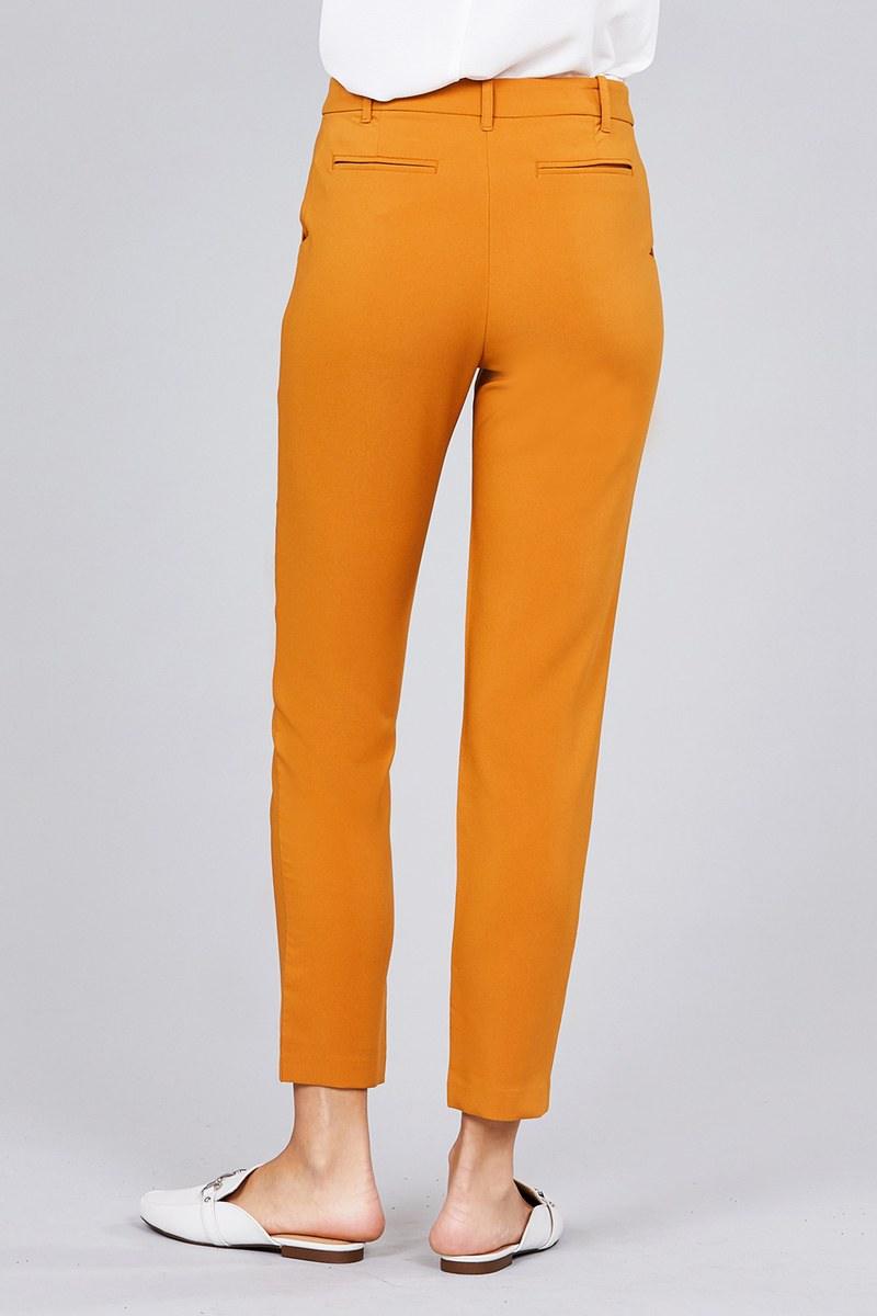 Seam Side Pocket Classic Long Pants - AMIClubwear