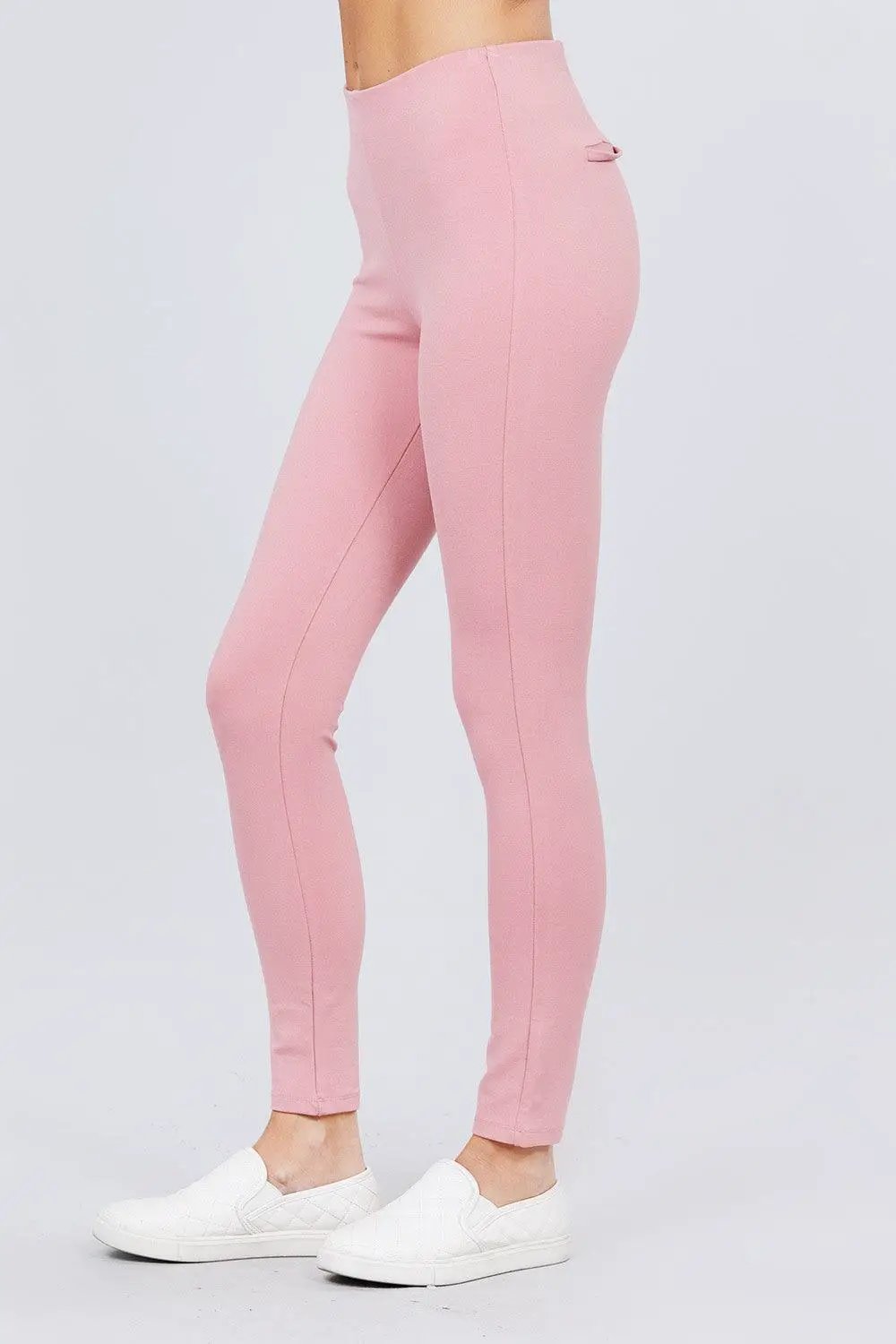 Waist Elastic Band Ponte Pants