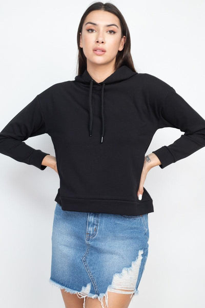 Self-tie Drawstrings Hoodie - AMIClubwear