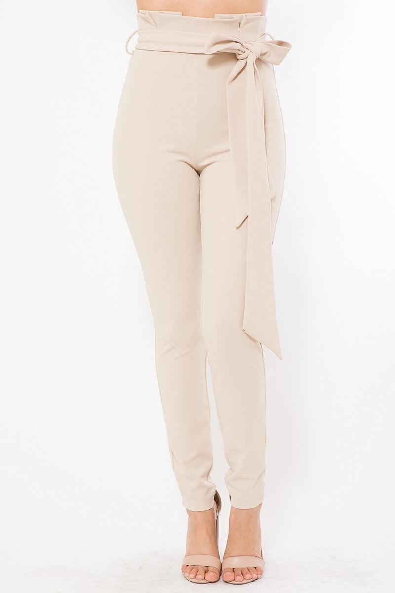 High Waist Fashion Skinny Pants - AMIClubwear