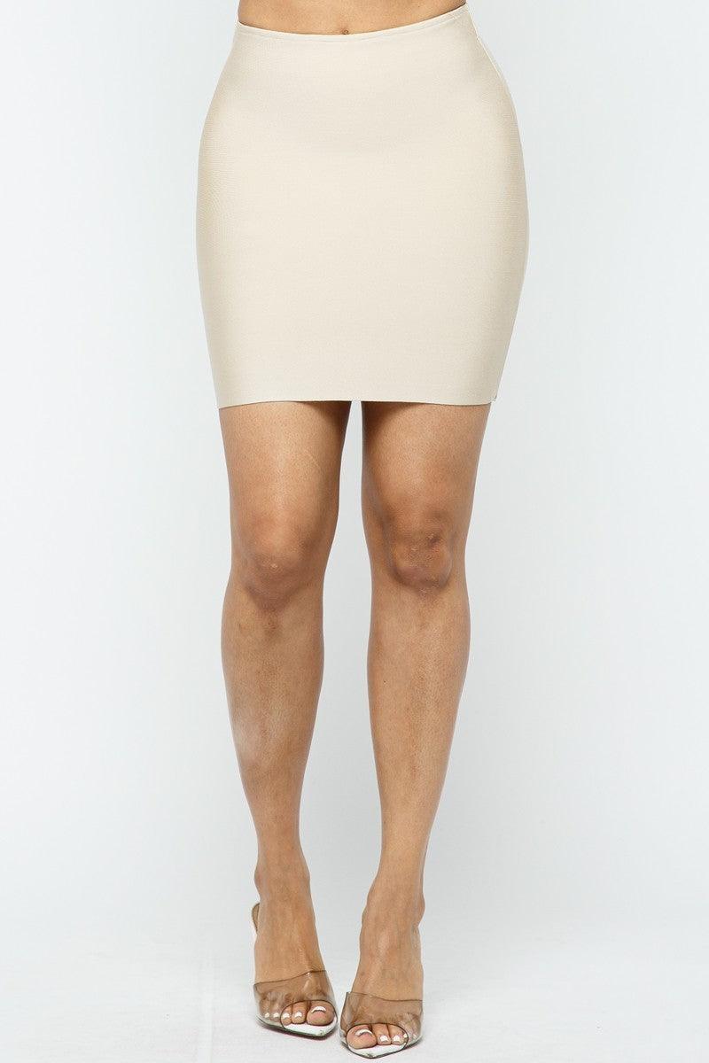 BANDAGE MINI SKIRT - AMIClubwear