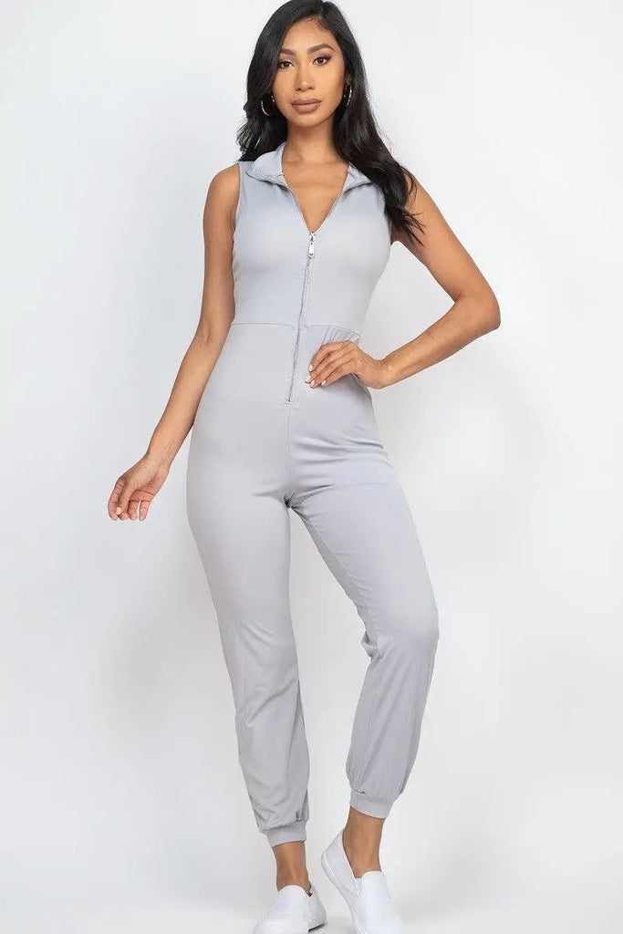 Zip Front Jumpsuit