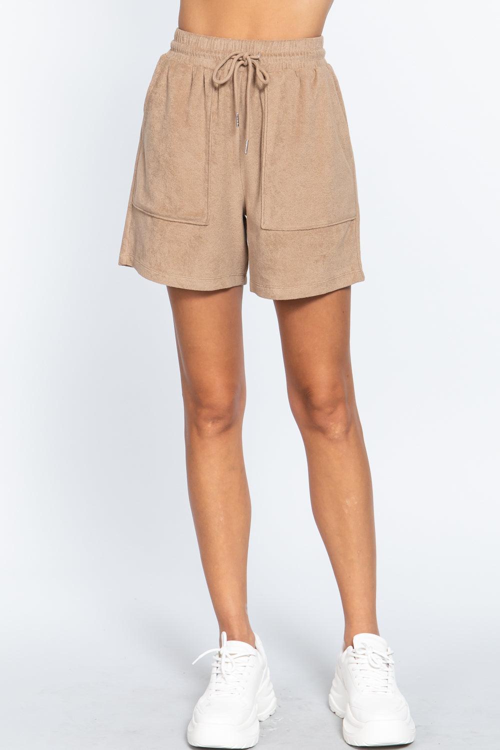 Terry Toweling Shorts - AMIClubwear