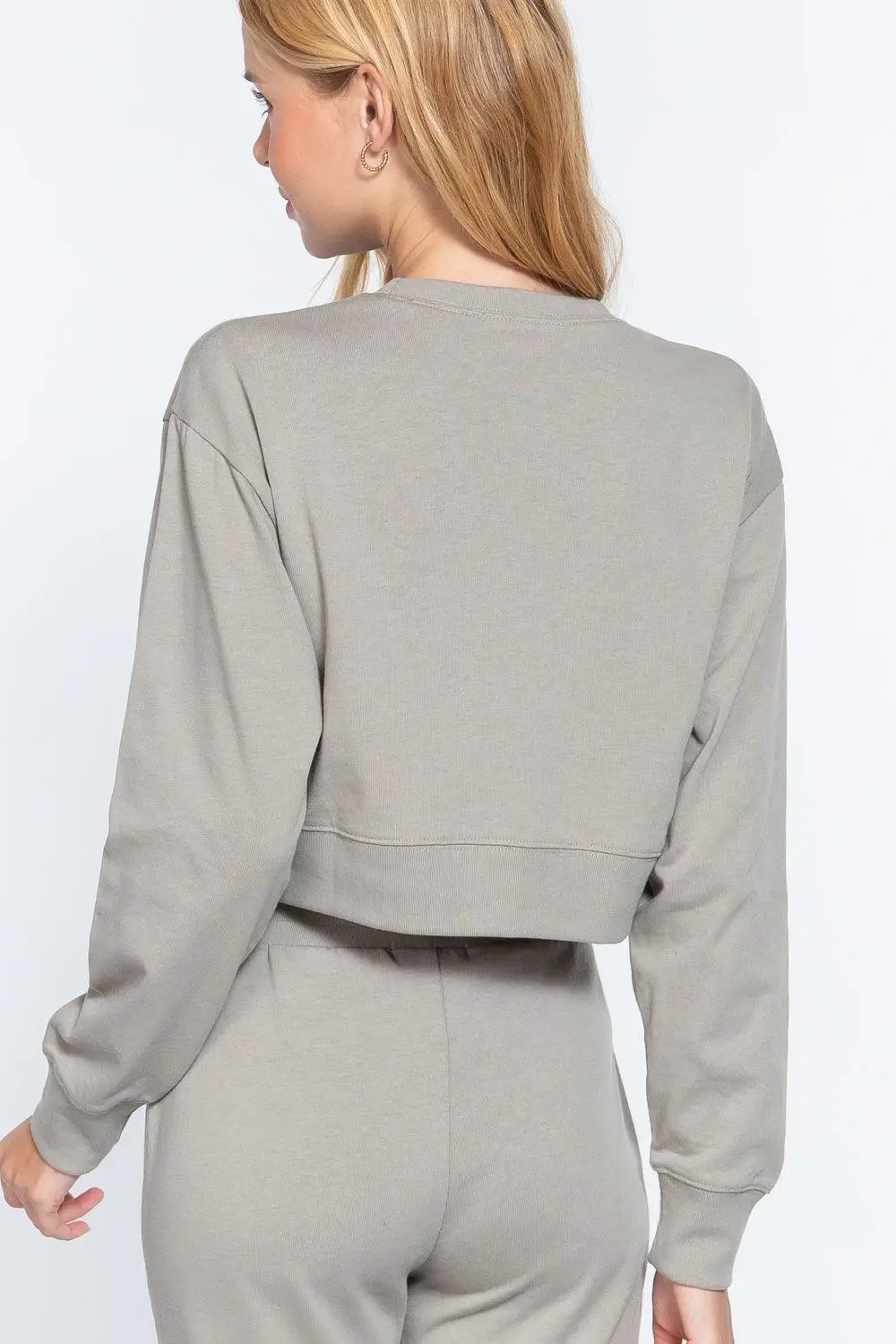 Long Sleeve Crew Neck Sweatshirt