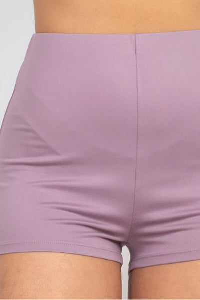 Scoop Buttoned Full Cami Top & Mini Shorts Set - AMIClubwear
