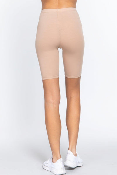 Cotton Jersey Short Leggings - AMIClubwear