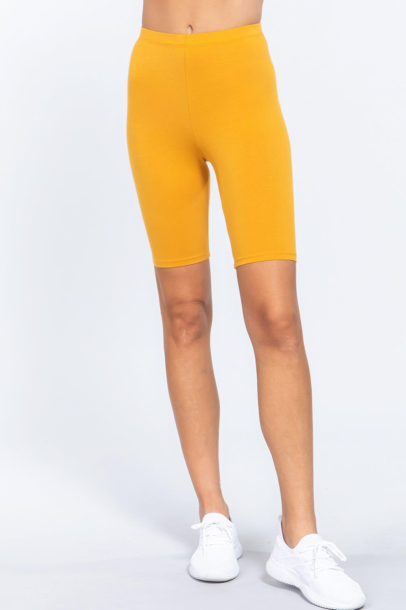 Cotton Jersey Short Leggings - AMIClubwear