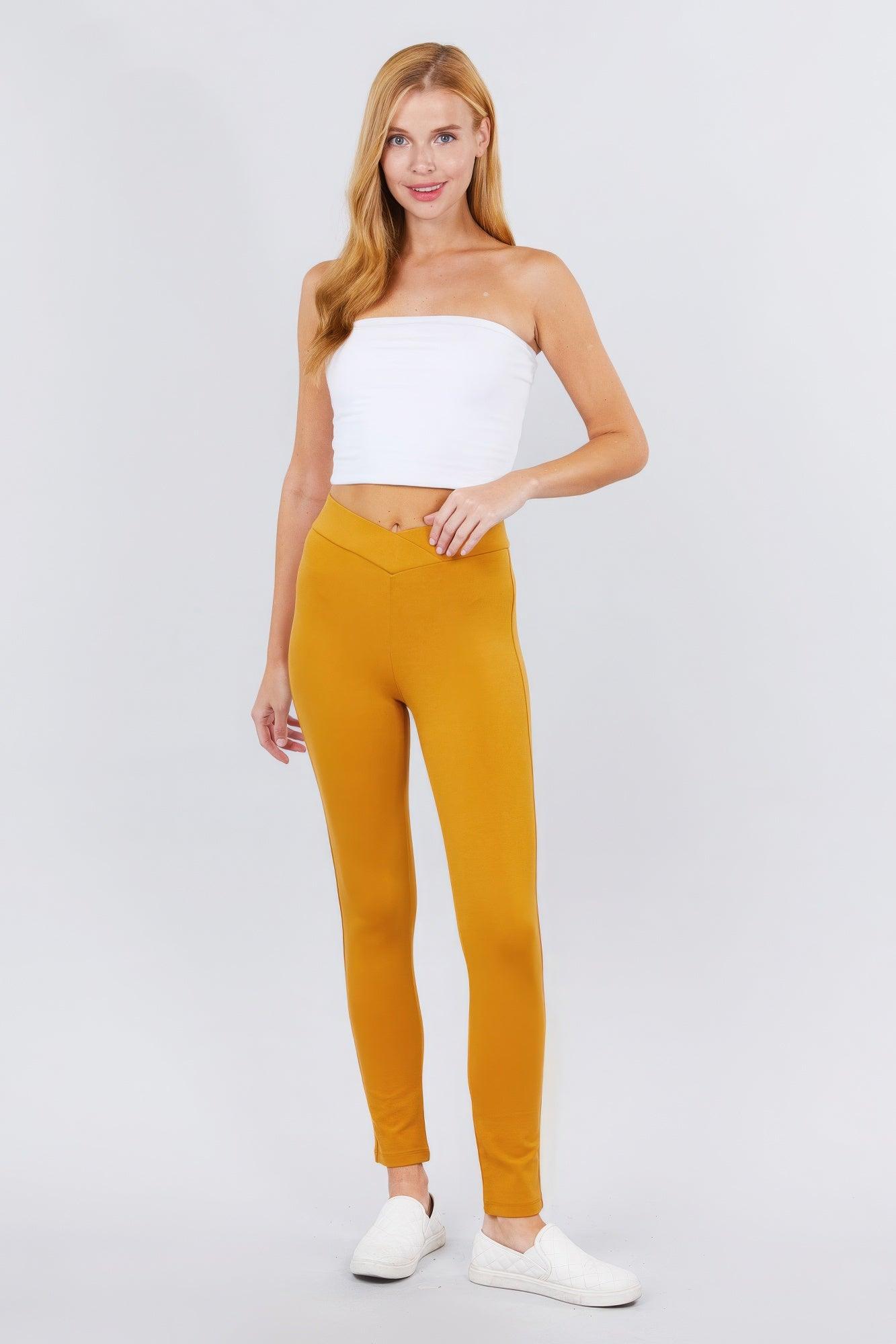 Mid-rise Ponte Pants - AMIClubwear