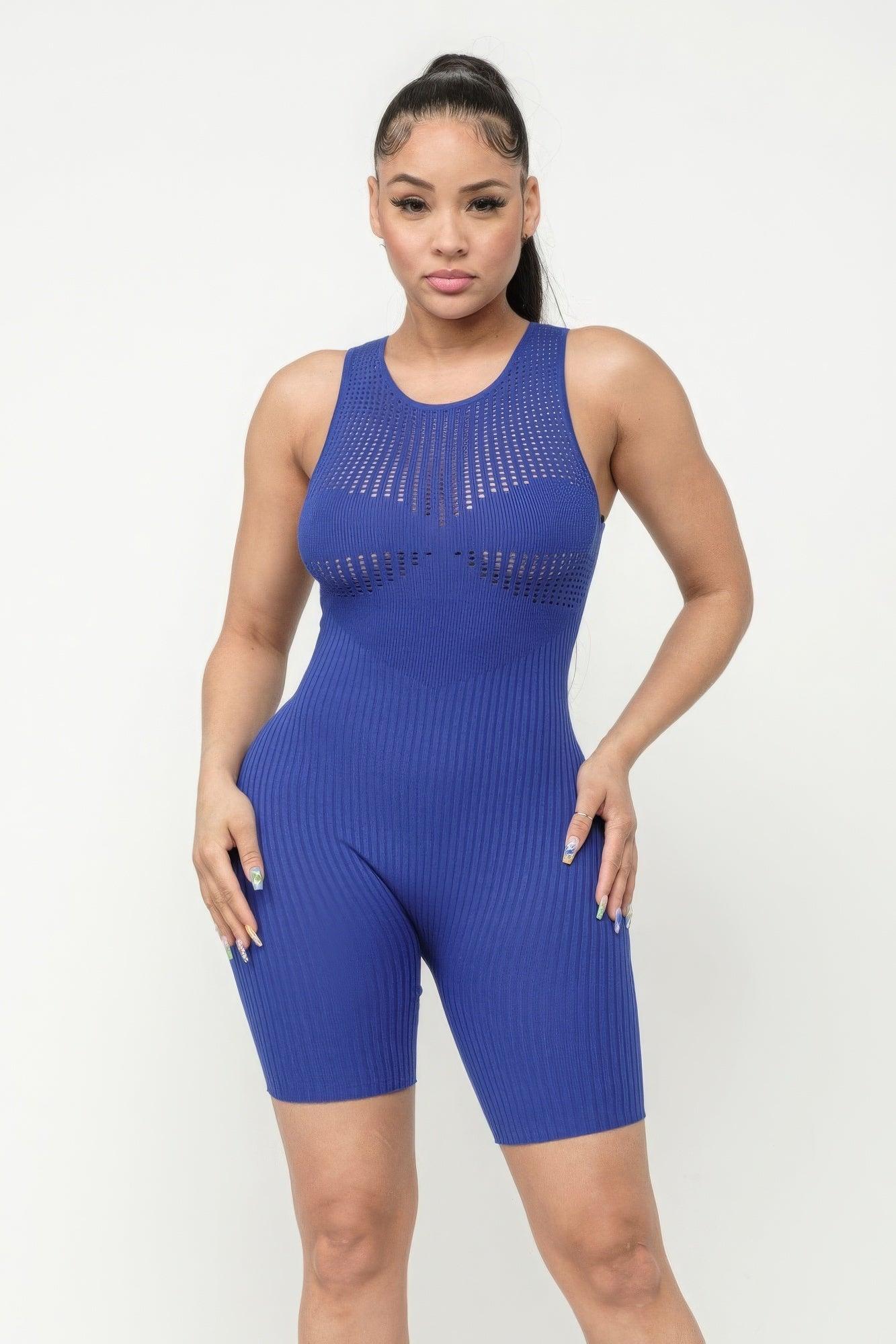 Poinetlle Stitch Romper - AMIClubwear