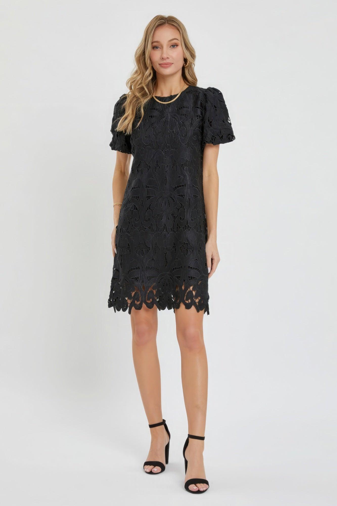 Crochet Lace Dress - AMIClubwear