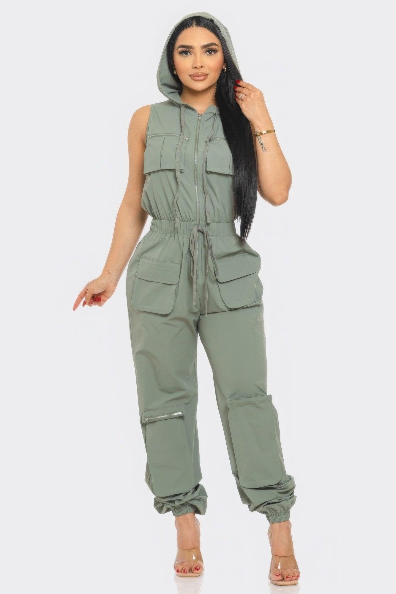 Cargo Jumpsuit - AMIClubwear