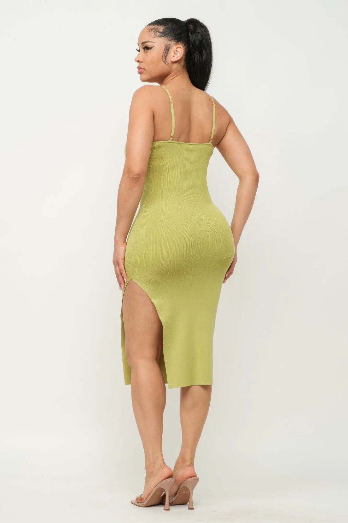 Side Slit Cami Dress