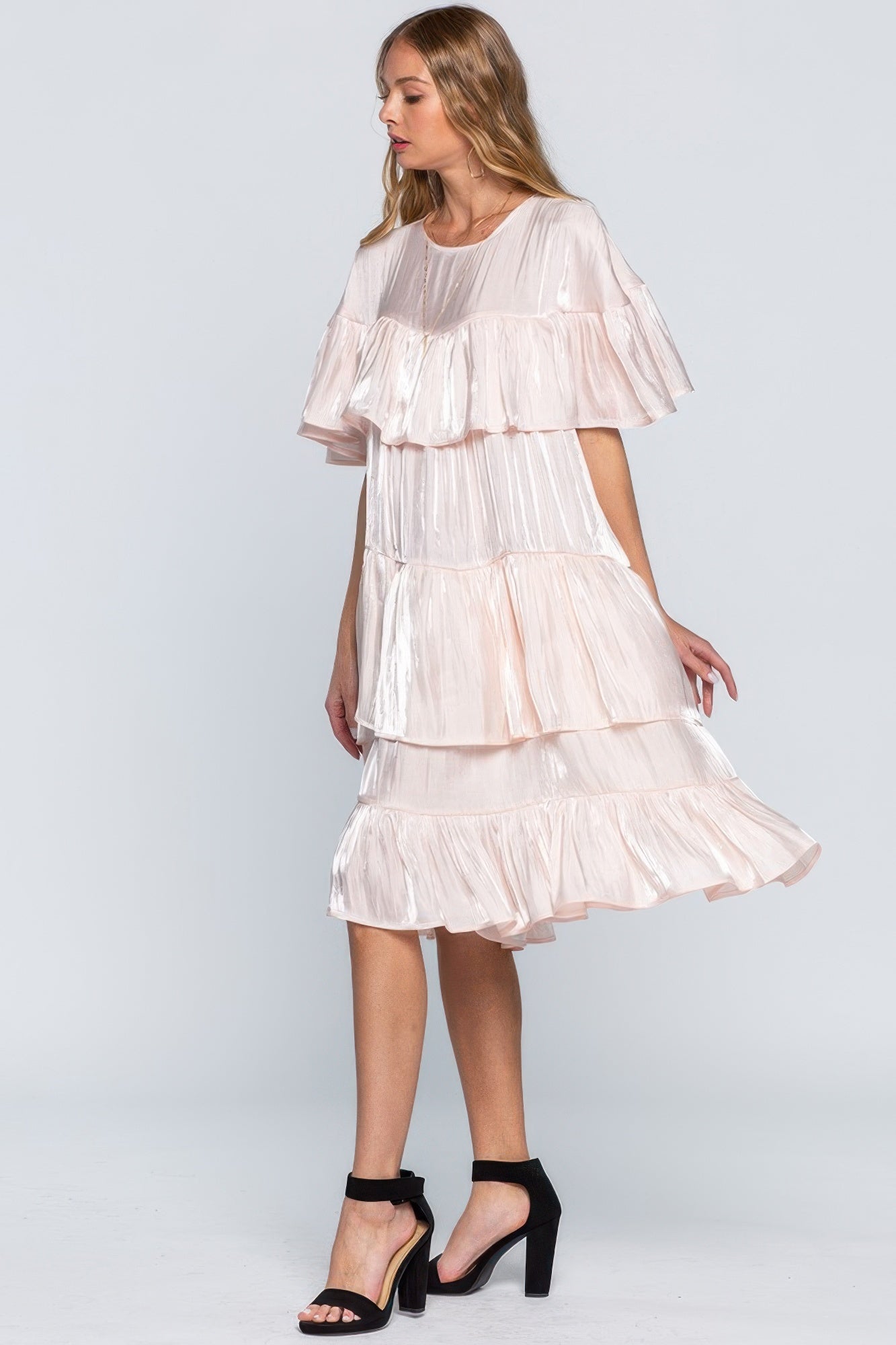 Ruffle Midi Dress