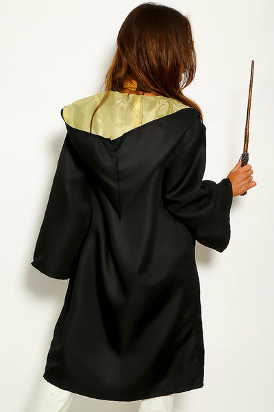 Puff Of Huffle Yellow Sexy Wizard 3 Piece Harry Halloween Costume