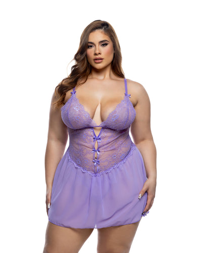 LI810 - Paradise Dream Babydoll 2pc Set