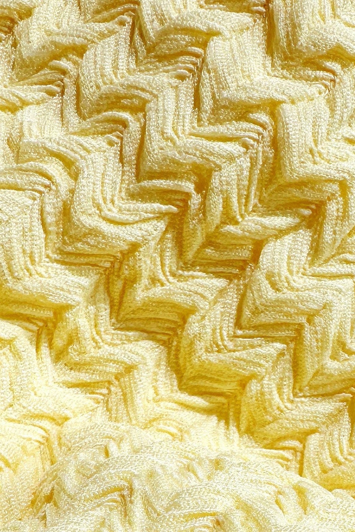 Yellow Textured Bow Lace Sexy 2Pc Swimsuit Set Bikini