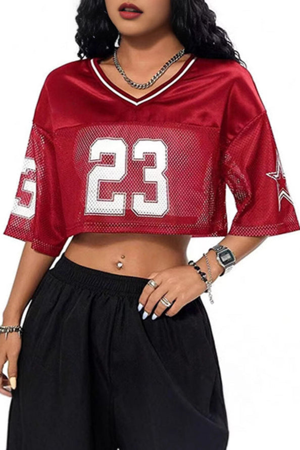 Red White Football Costume