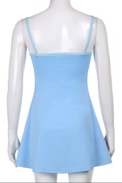 Multi Green Cut-Out Sexy 13 To 30 Movie Character Dress Costume