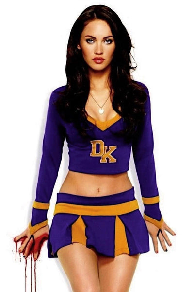 Purple Sexy Jennifer's Body 2Pc Cheerleader Costume